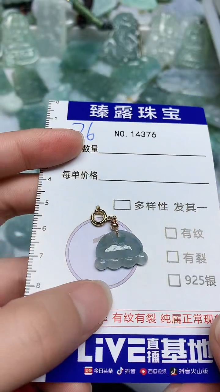 【闪购商品】翡翠颈饰未镶嵌臻露珠宝86