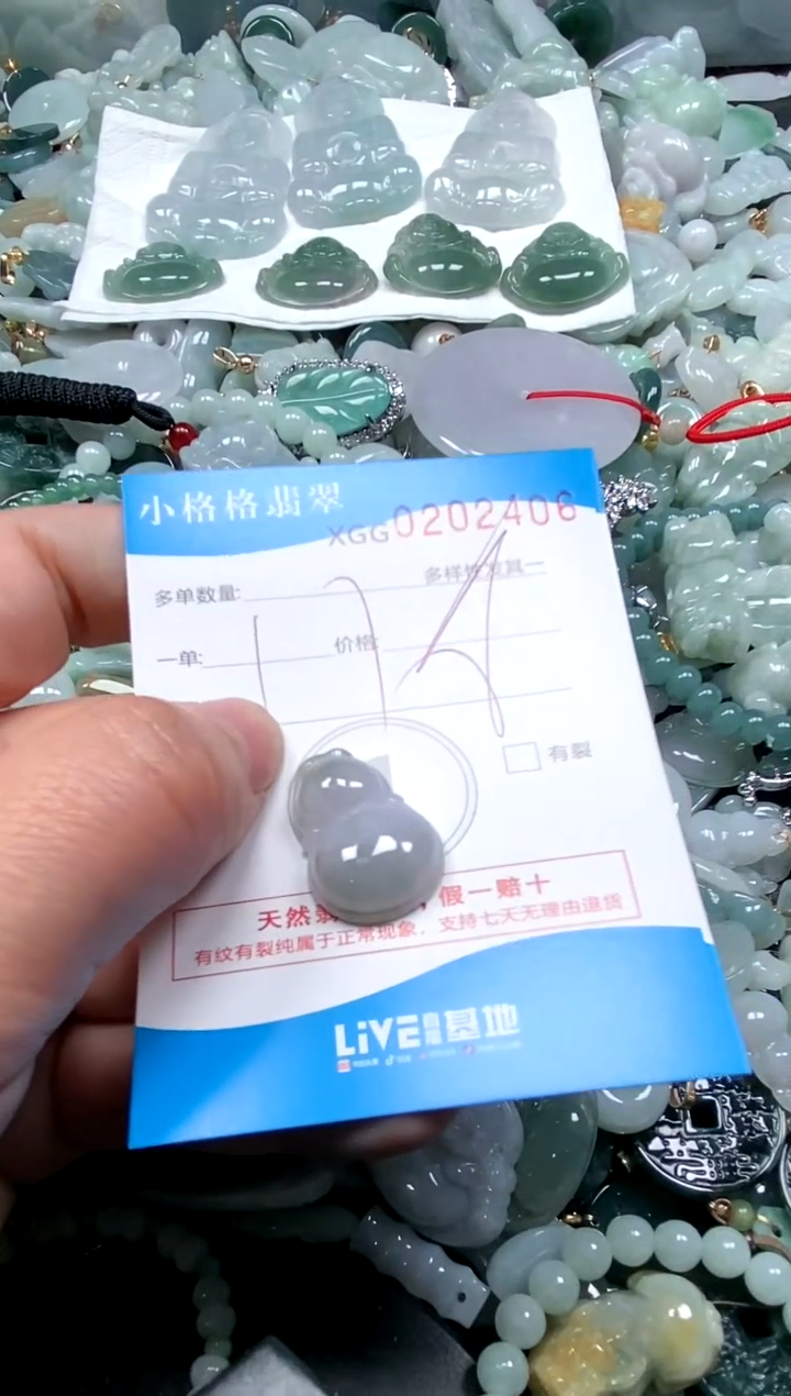 【闪购商品】翡翠颈饰未镶嵌闪购商品0203406