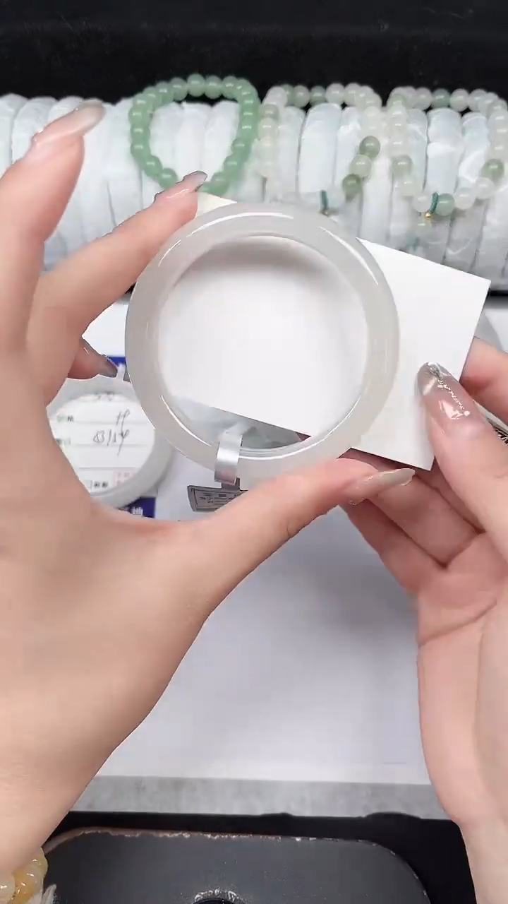 未镶嵌手镯石英质玉307-55/56