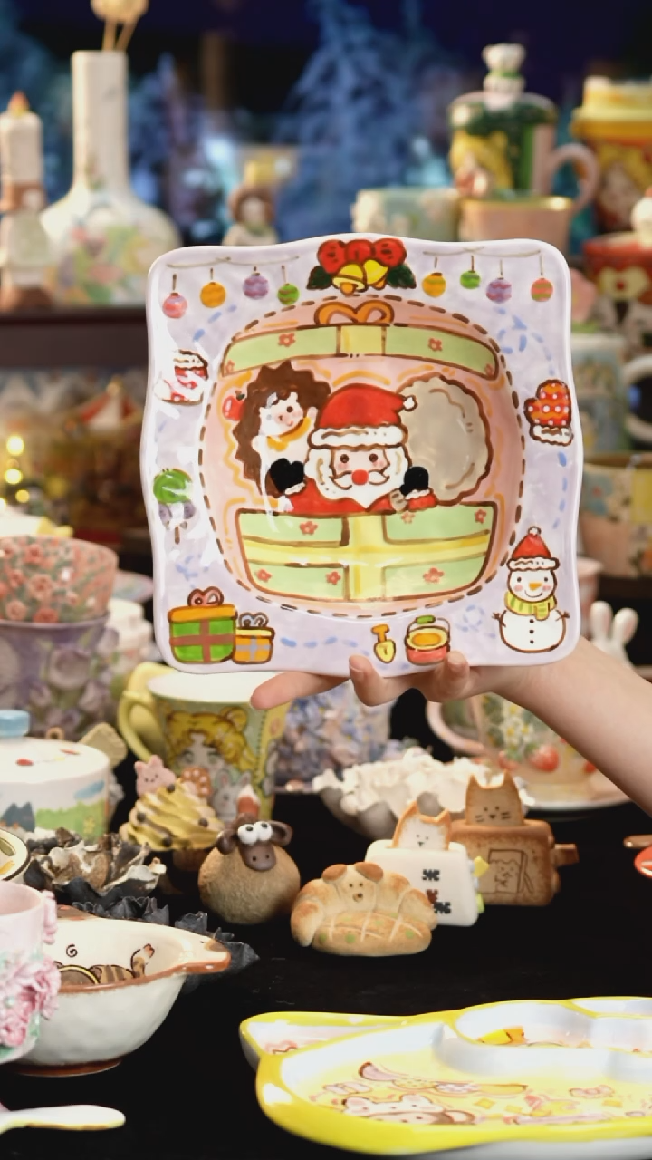 其他陶景德镇釉下彩手绘设计师款陶瓷