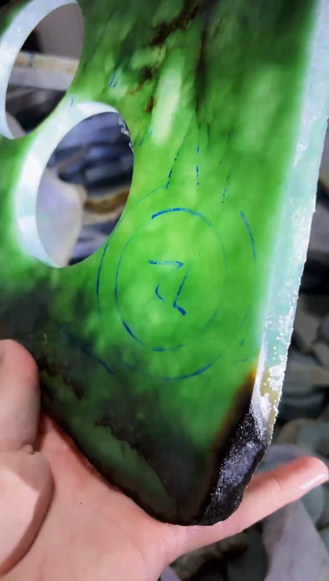 【闪购商品】翡翠颈饰未镶嵌A货白谭1408