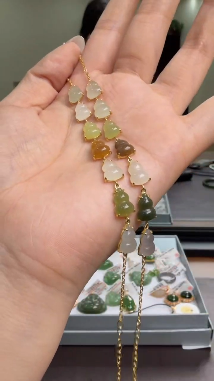 颈饰未镶嵌和田玉手链（多样性，发一）