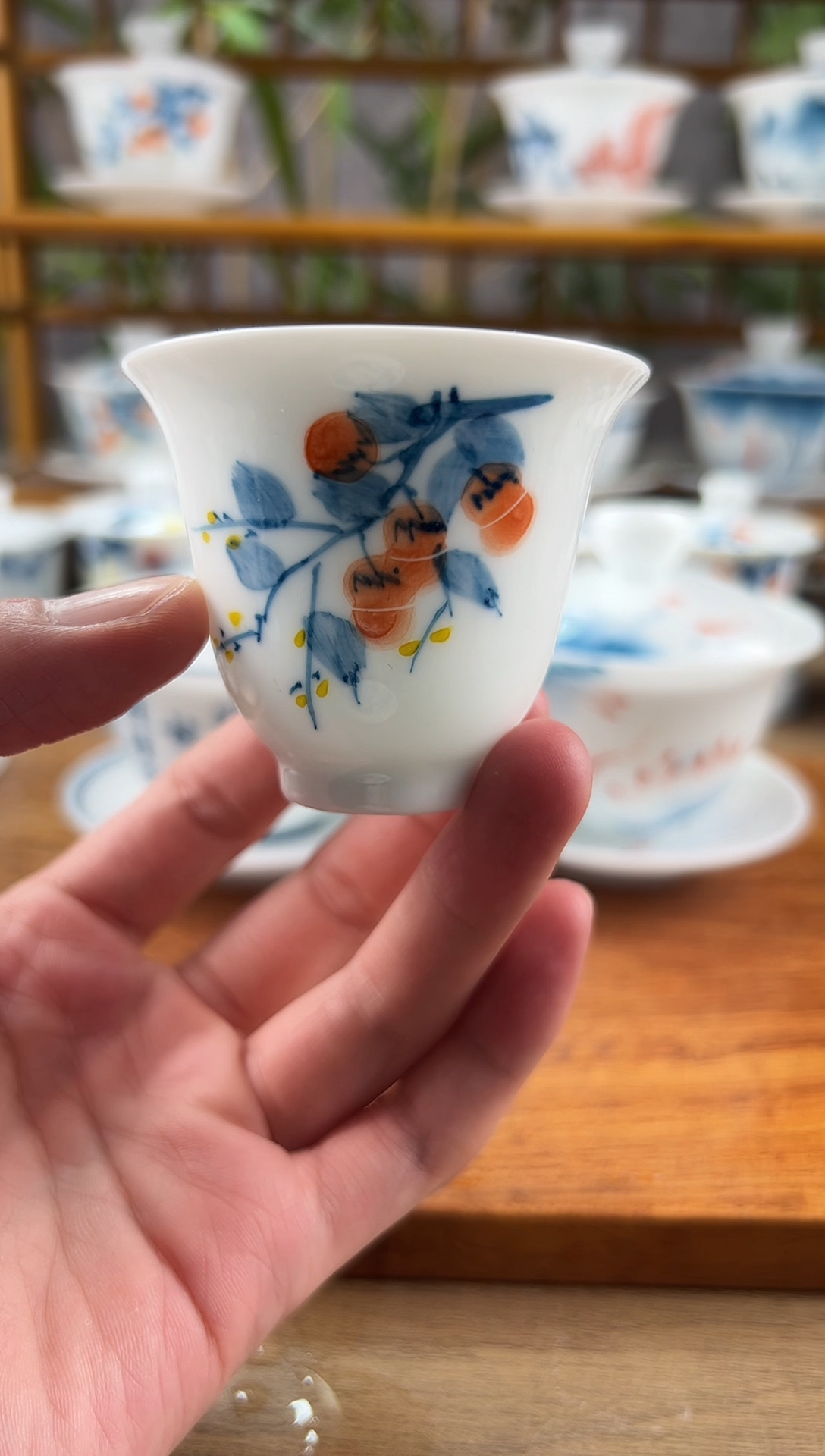 【闪购商品】全品柿柿如意闻香杯4个