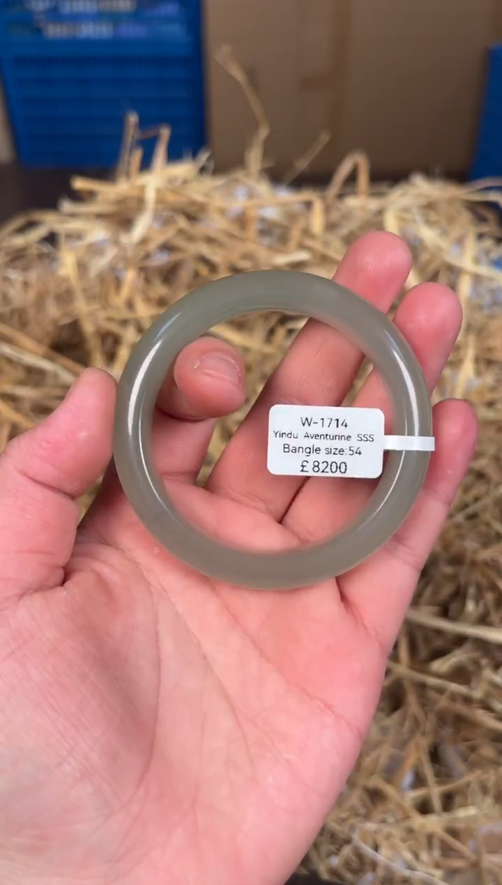 未镶嵌手镯石英质玉W1714