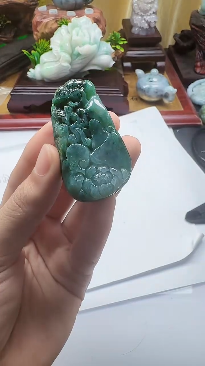 吊坠(不含链)未镶嵌翡翠1