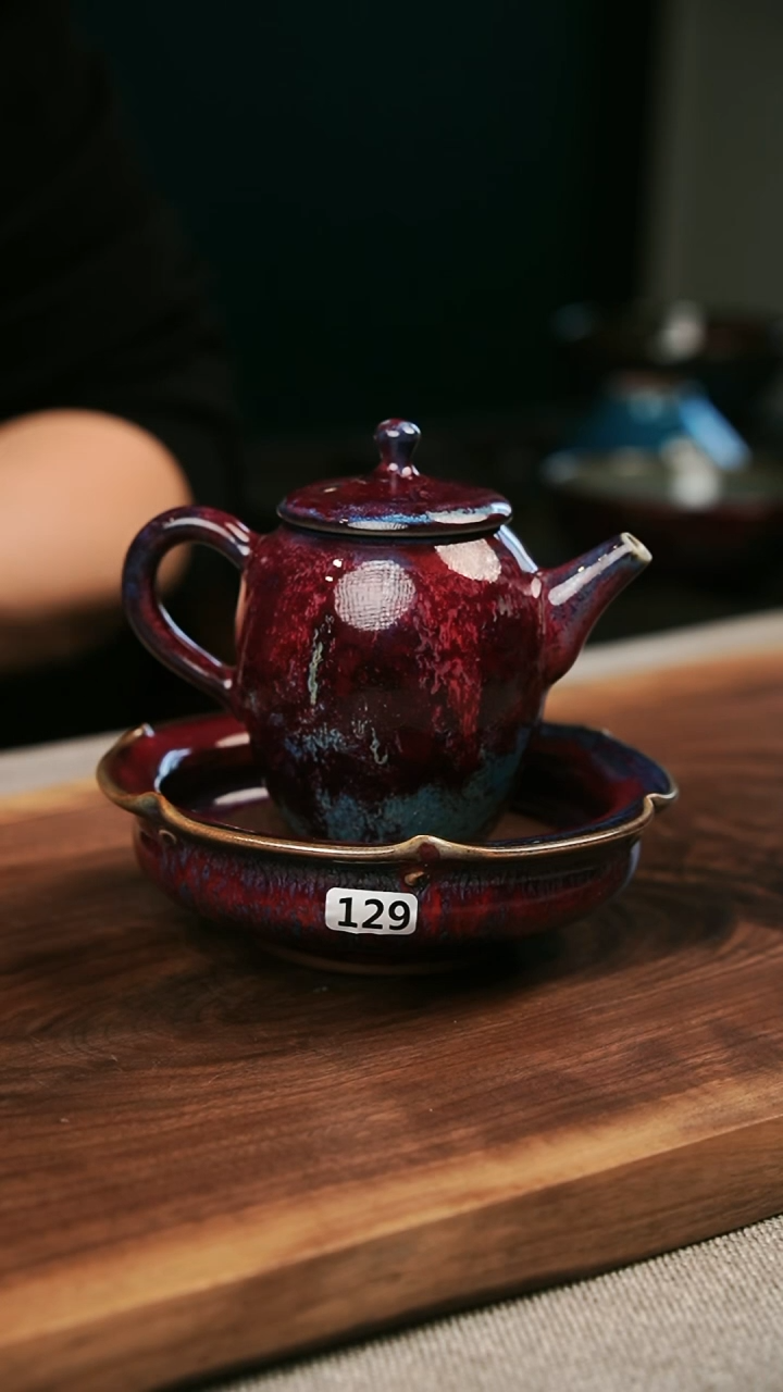 【闪购商品】瓷片钧瓷茶器茶具129
