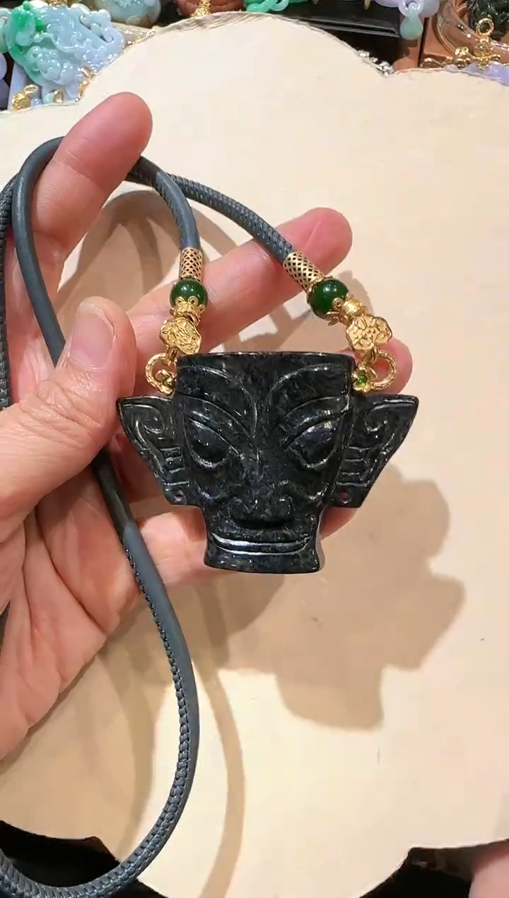 【闪购商品】翡翠颈饰未镶嵌国风