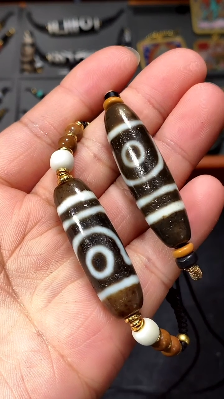 【闪购商品】玛瑙/玉髓项链未镶嵌如意二眼