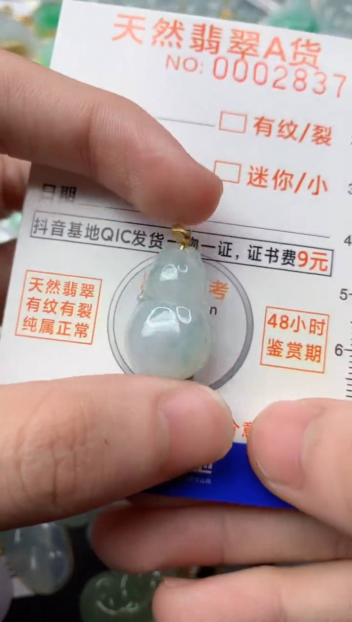 【闪购商品】翡翠颈饰18K金镶嵌5.............