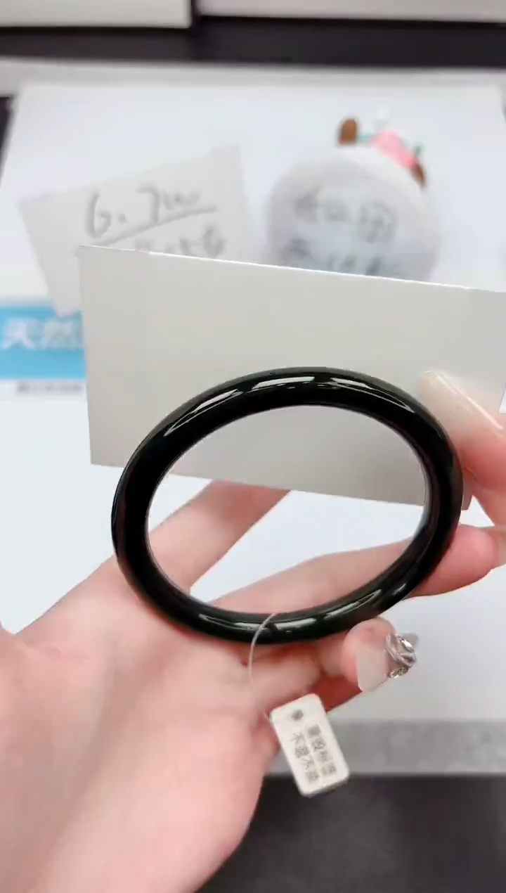 和田玉手镯未镶嵌P387-60