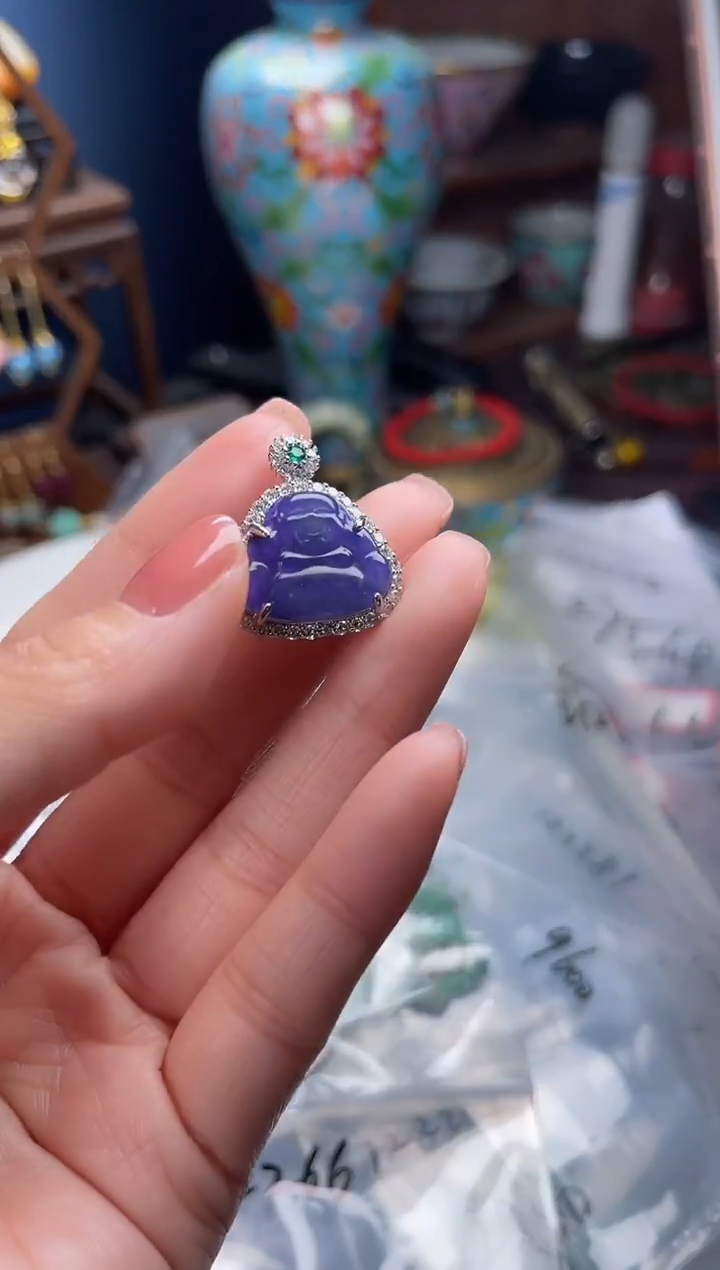 未镶嵌挂件翡翠，122233赠链