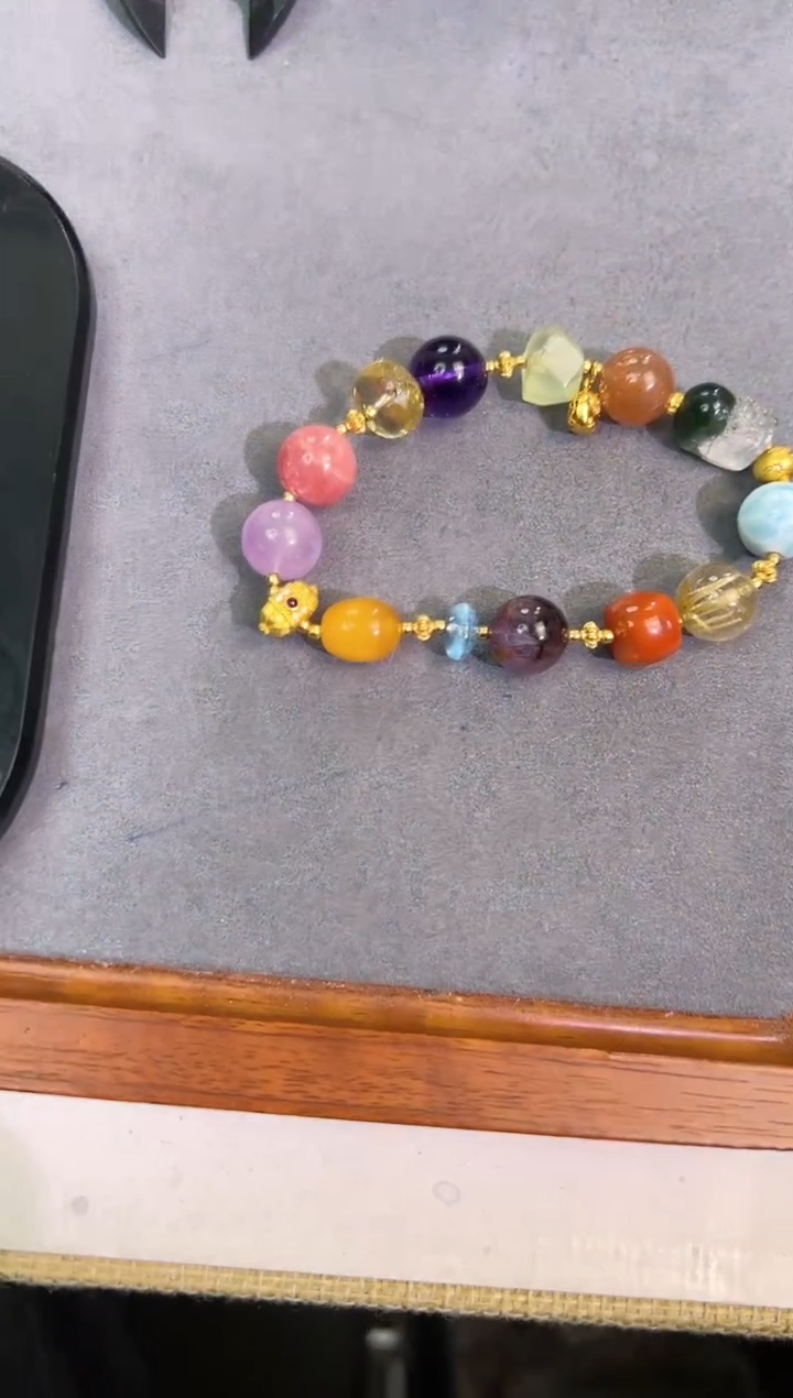 【闪购商品】水晶手链未镶嵌水晶多宝DIY手串（多样性发其一）