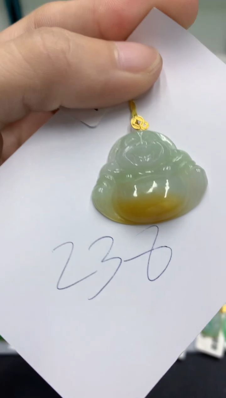 【闪购商品】翡翠18K金镶嵌颈饰翡翠