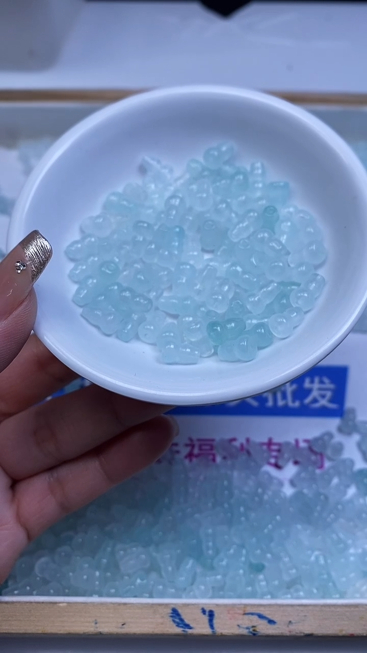 未镶嵌散珠玛瑙/玉髓C103 冰晴玛瑙葫芦9*6mm12颗4.9元