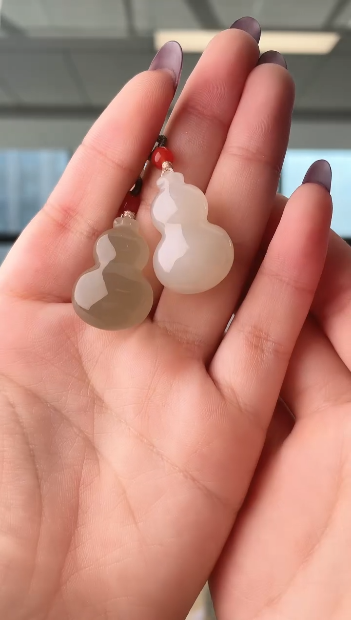 颈饰未镶嵌和田玉葫芦 多样性发其一 xp