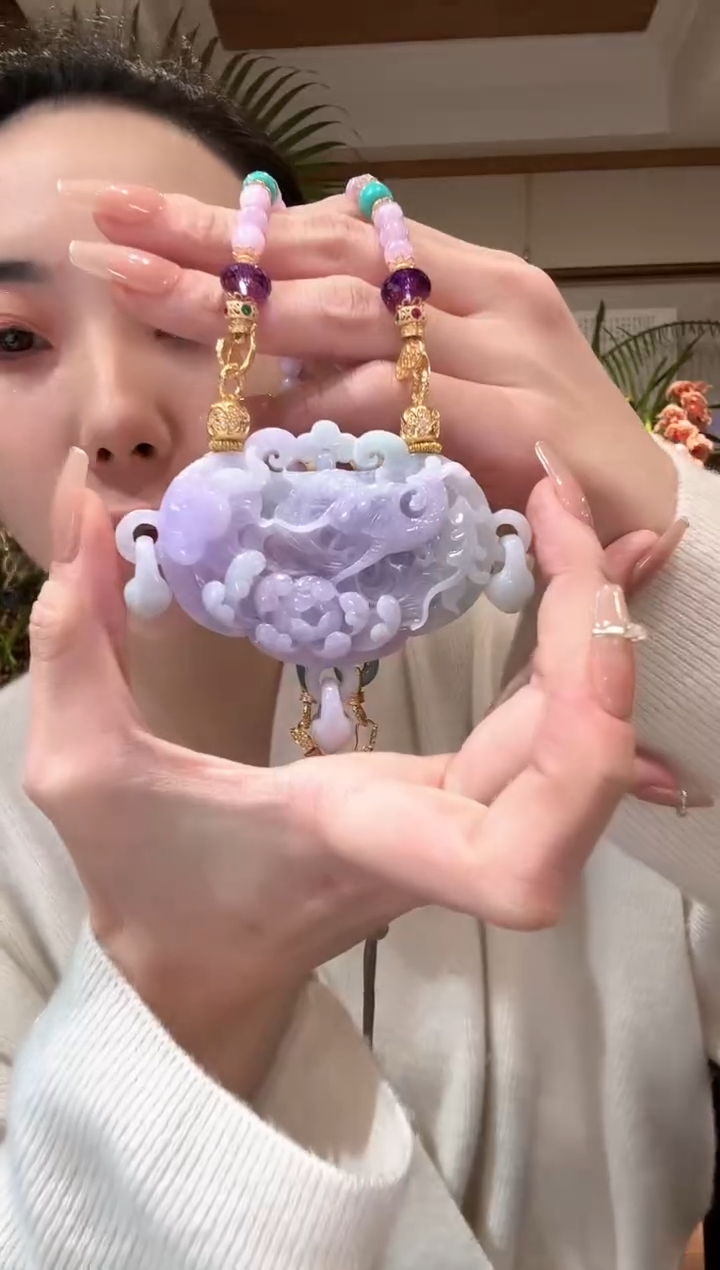 【闪购商品】翡翠颈饰未镶嵌国风