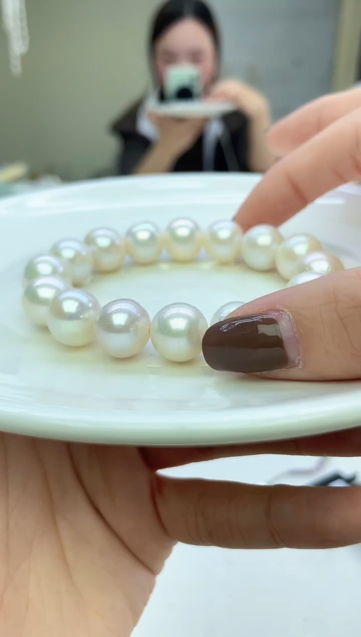 未镶嵌手链淡水珍珠白色系手链