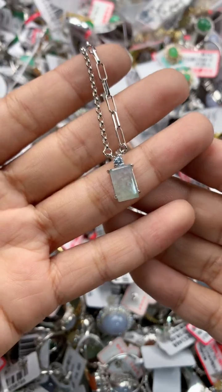 银S925镶嵌戒指翡翠888             71