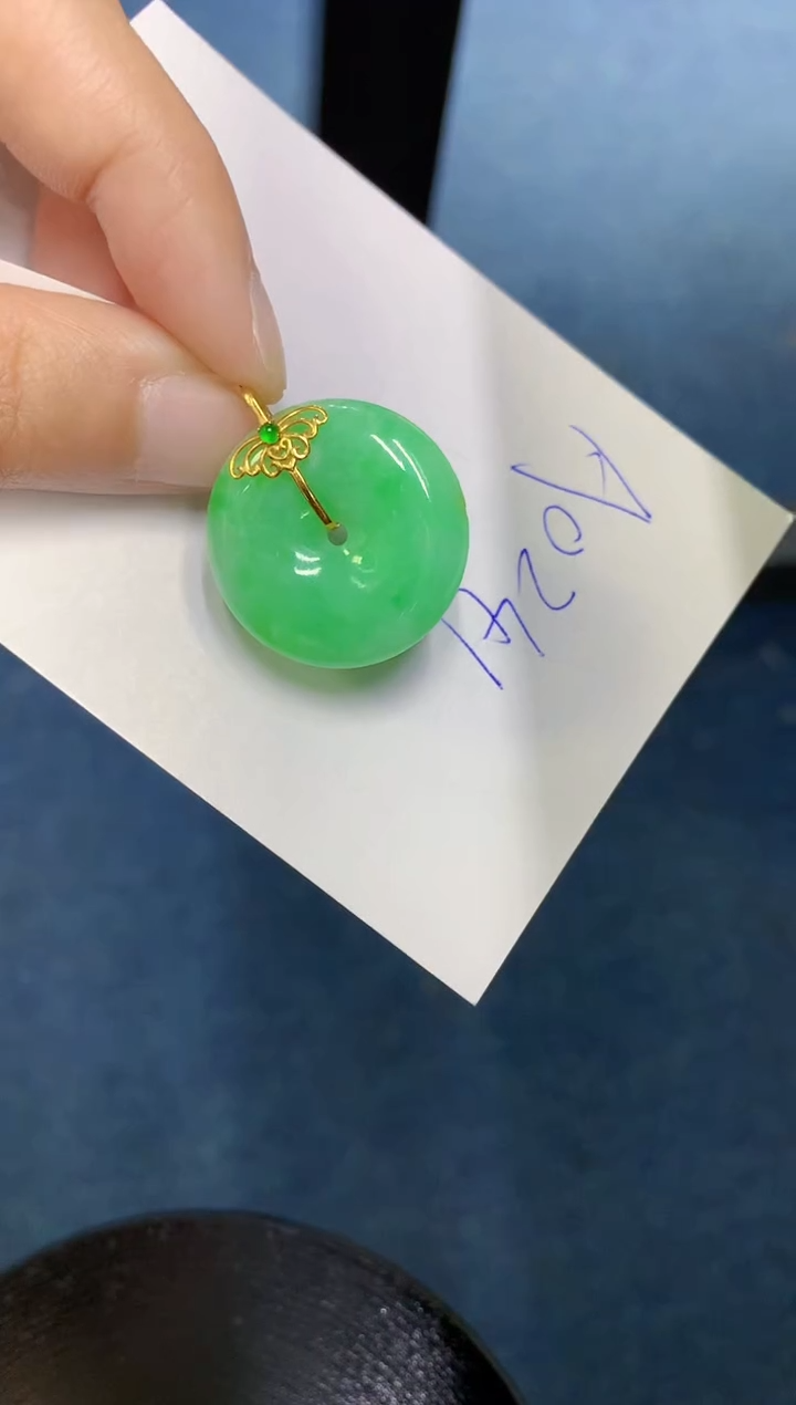 【闪购商品】翡翠颈饰18K金镶嵌000000000