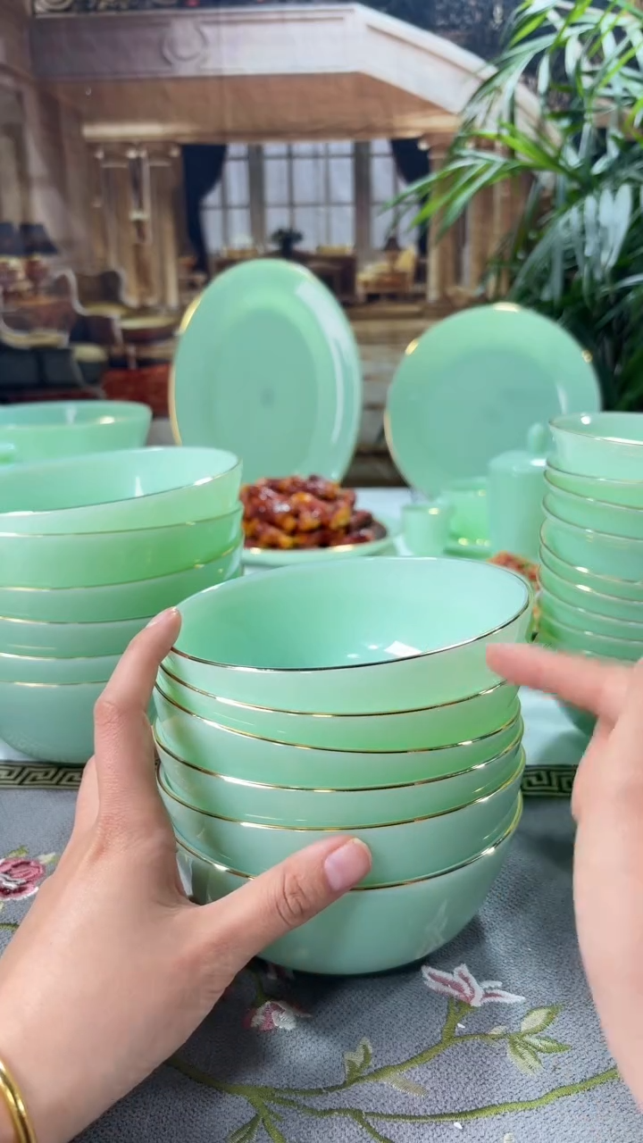 【闪购商品】...5.5英寸玉瓷碗6个口径13.8厘米