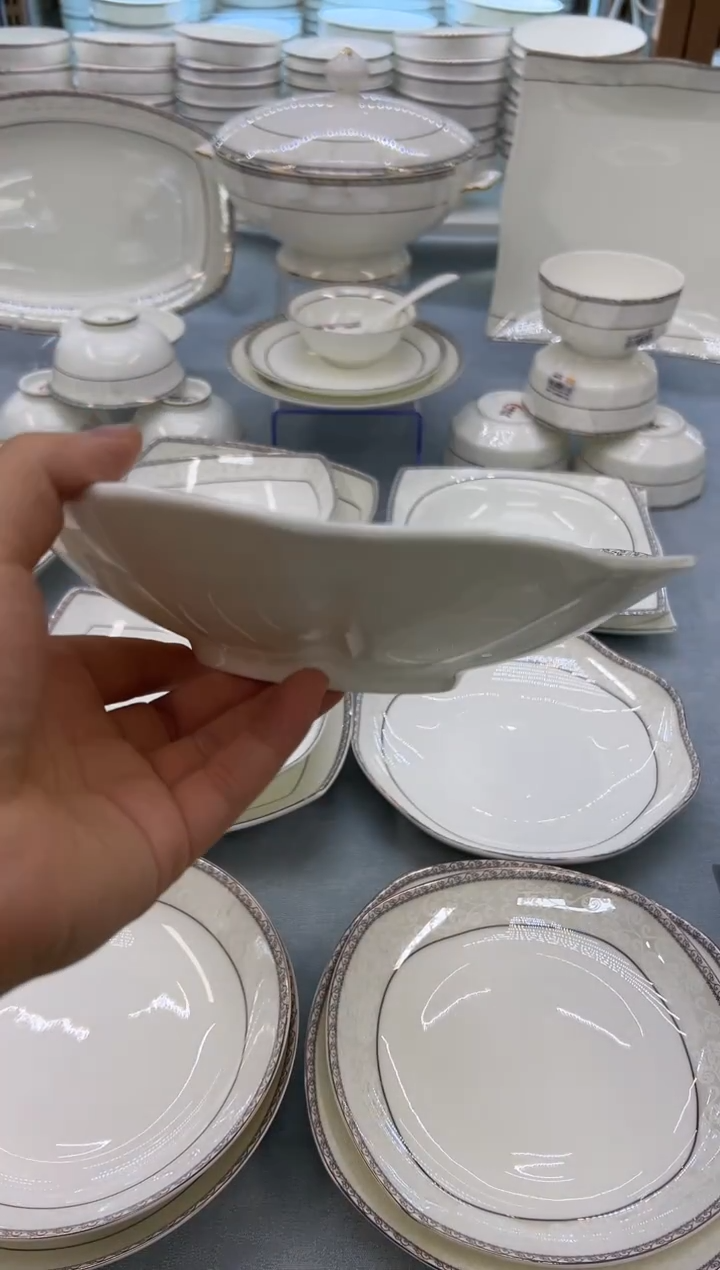 骨瓷玲珑8菊花2个 