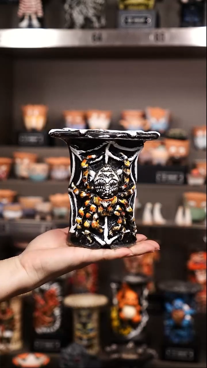 小* 泰国进口手工花盆个性创意花盆