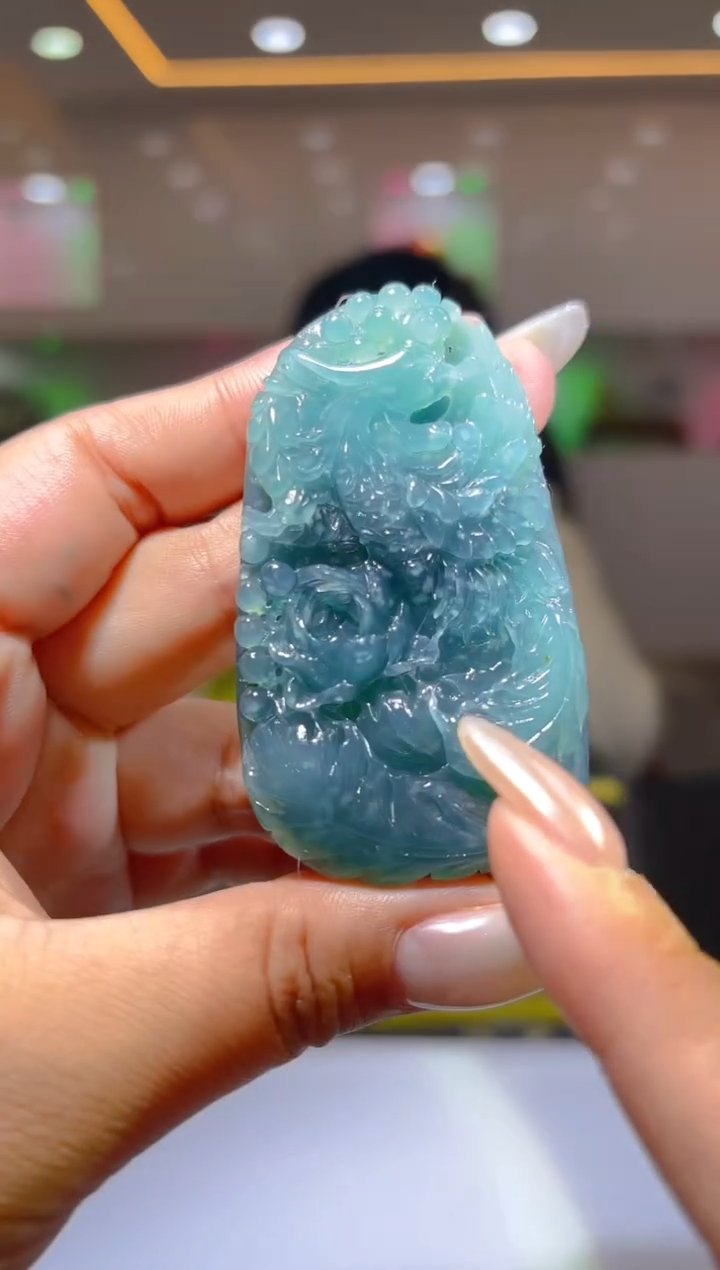 未镶嵌定制翡翠19/1213/L/多样性发其一件/凤凰