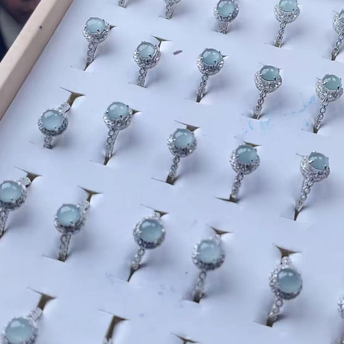 翡昱-N77-65209-天然A货翡翠戒指-多样性发其一D