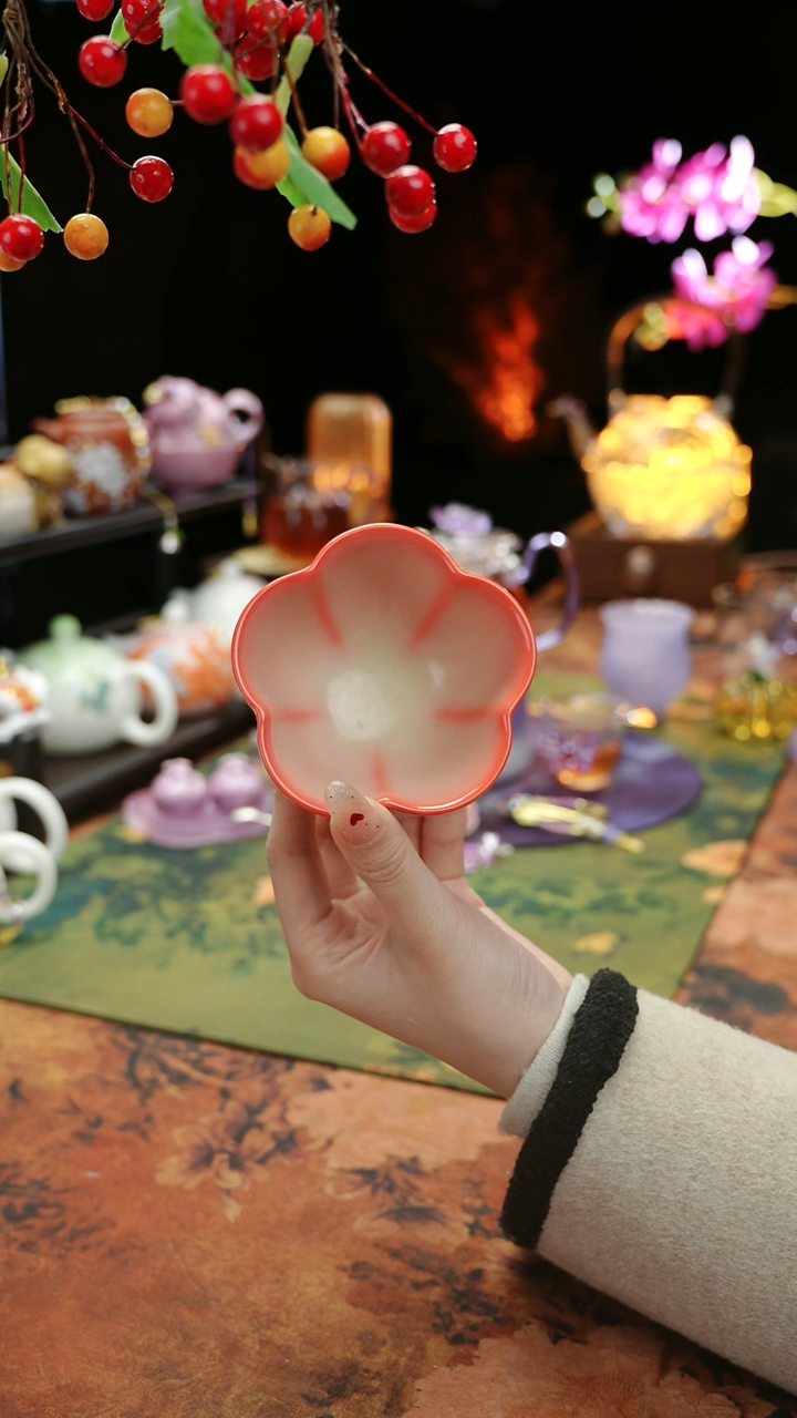 【闪购商品】五福梅花猪油栋主人杯