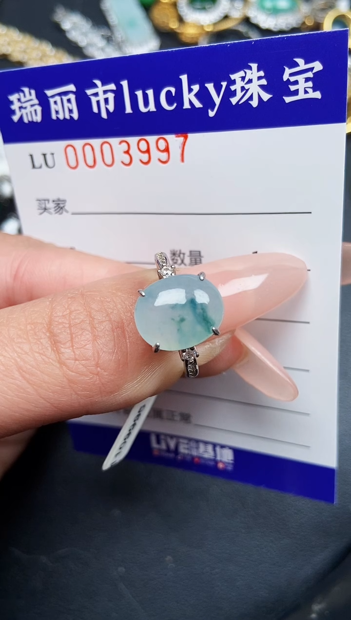 【闪购商品】翡翠颈饰银S925镶嵌3997