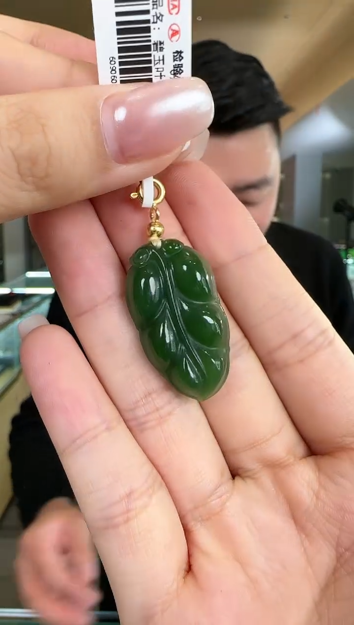 【闪购商品】和田玉吊坠银S925镶嵌0124-011