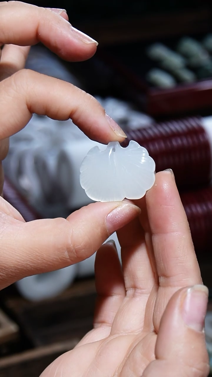 【闪购商品】和田玉叶子未镶嵌008