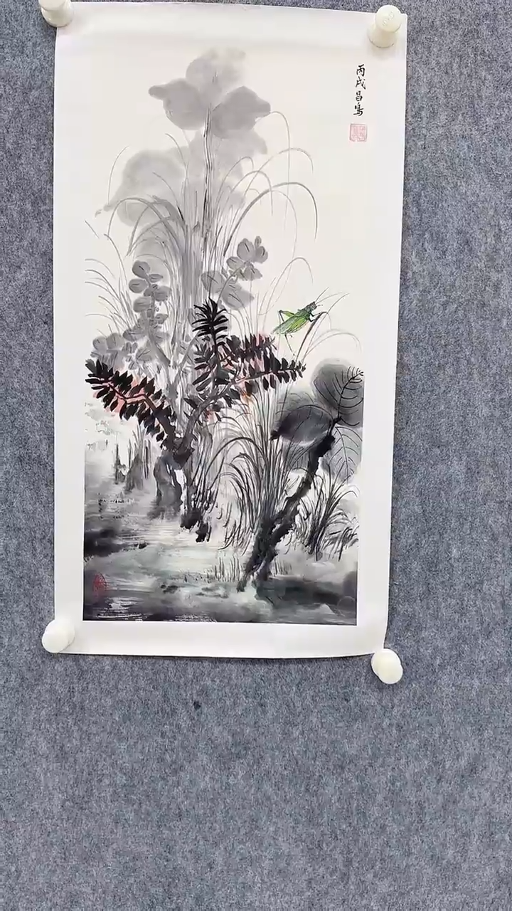 国画吴昌鸣2平尺国画作品