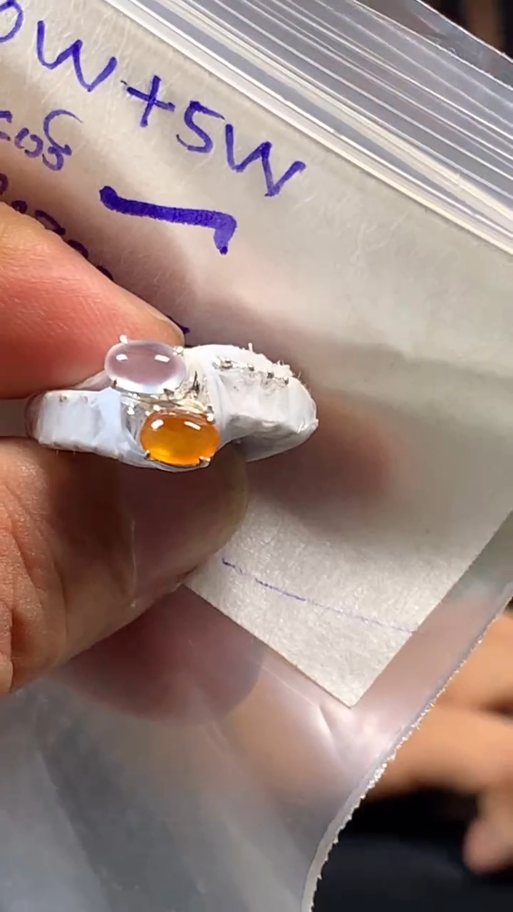 【闪购商品】定制翡翠未镶嵌缅甸天然翡翠a货对戒