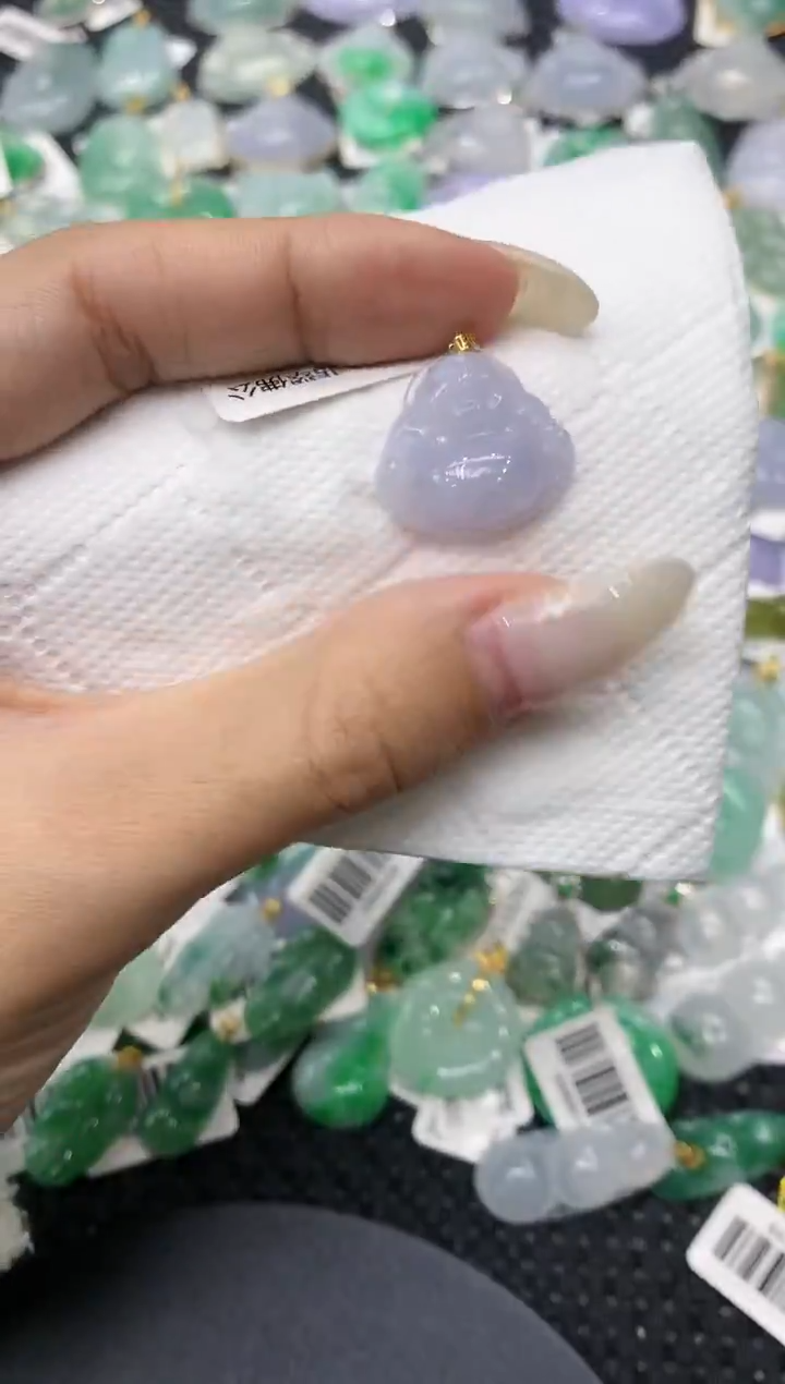 颈饰18K金镶嵌翡翠11111111111