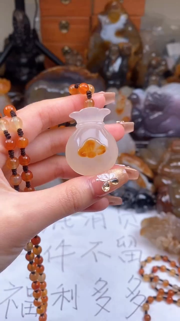 【闪购商品】玛瑙/玉髓颈饰未镶嵌AA