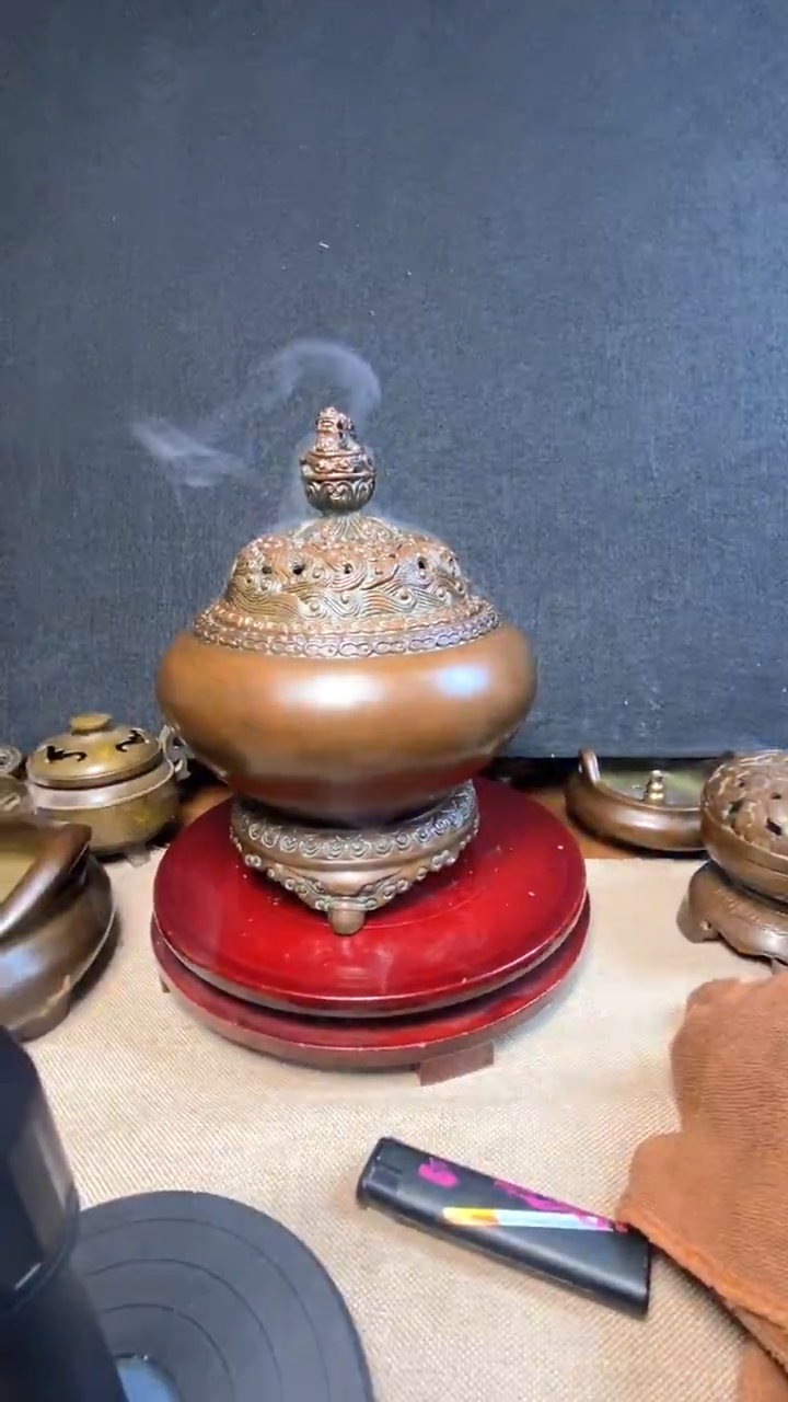 【闪购商品】苏工 普工精品铜 摆件熏香炉/摆件
