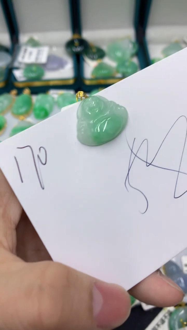 【闪购商品】翡翠颈饰18K金镶嵌号链接11111