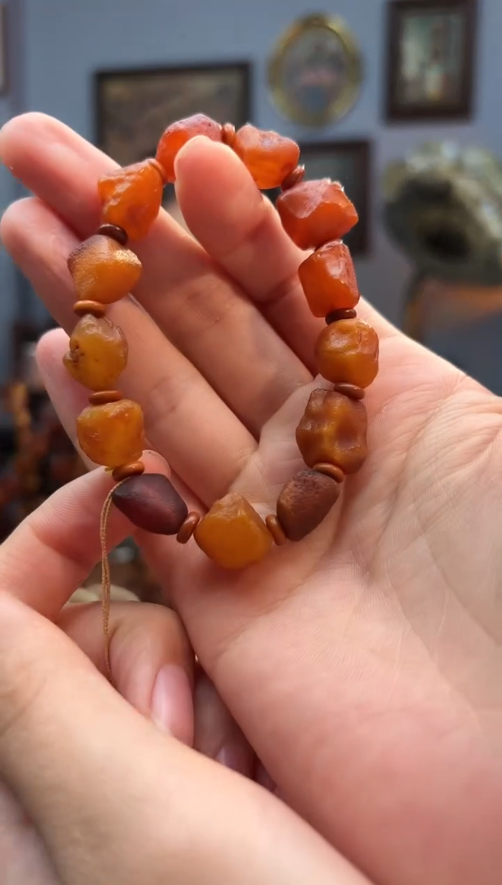 手串琥珀未镶嵌手串