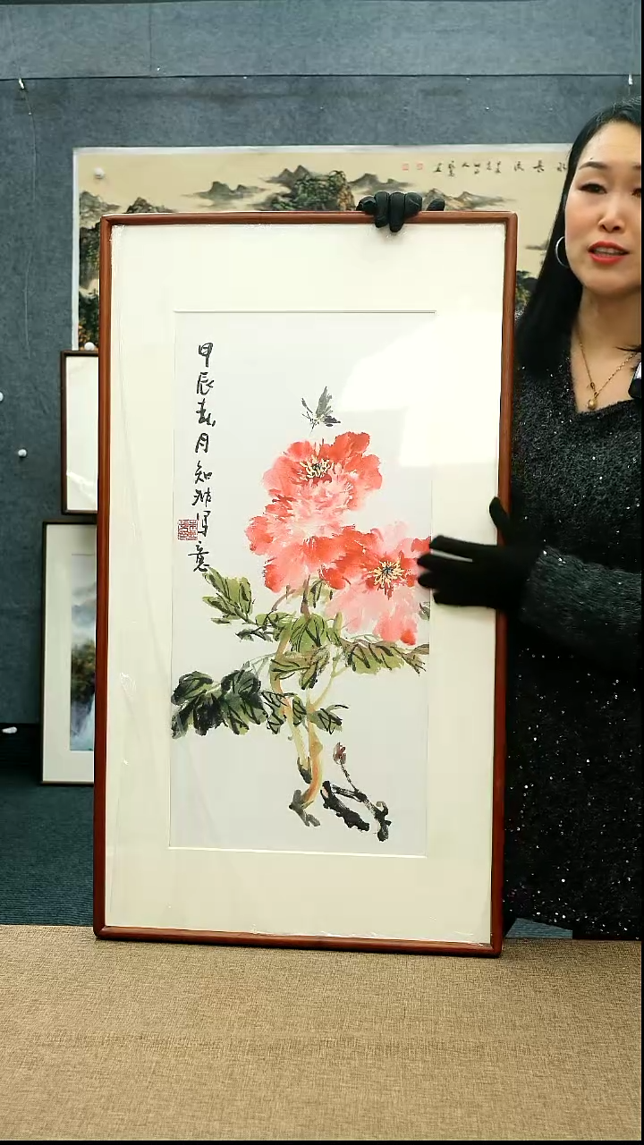 【闪购商品】国画52*92知非老师花鸟