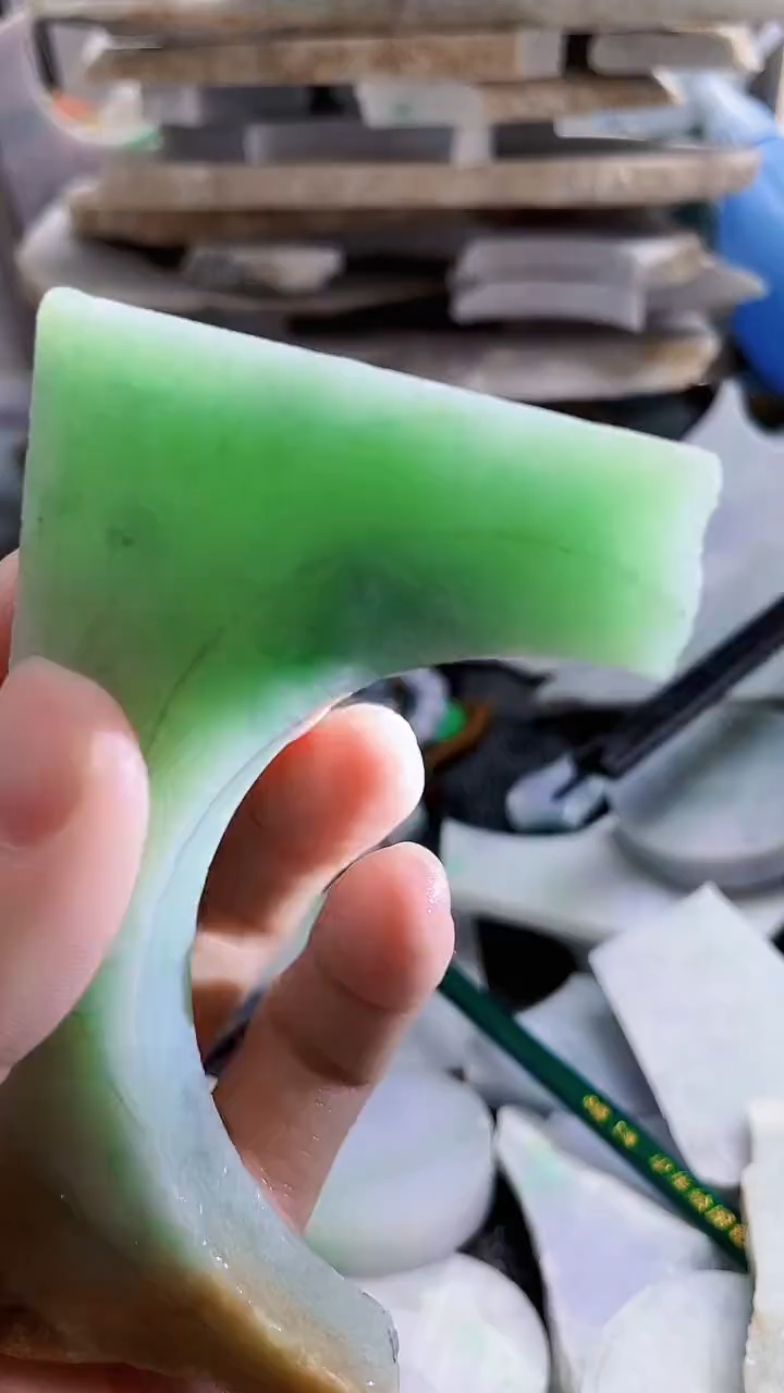 裸石翡翠天然货翡翠板料
