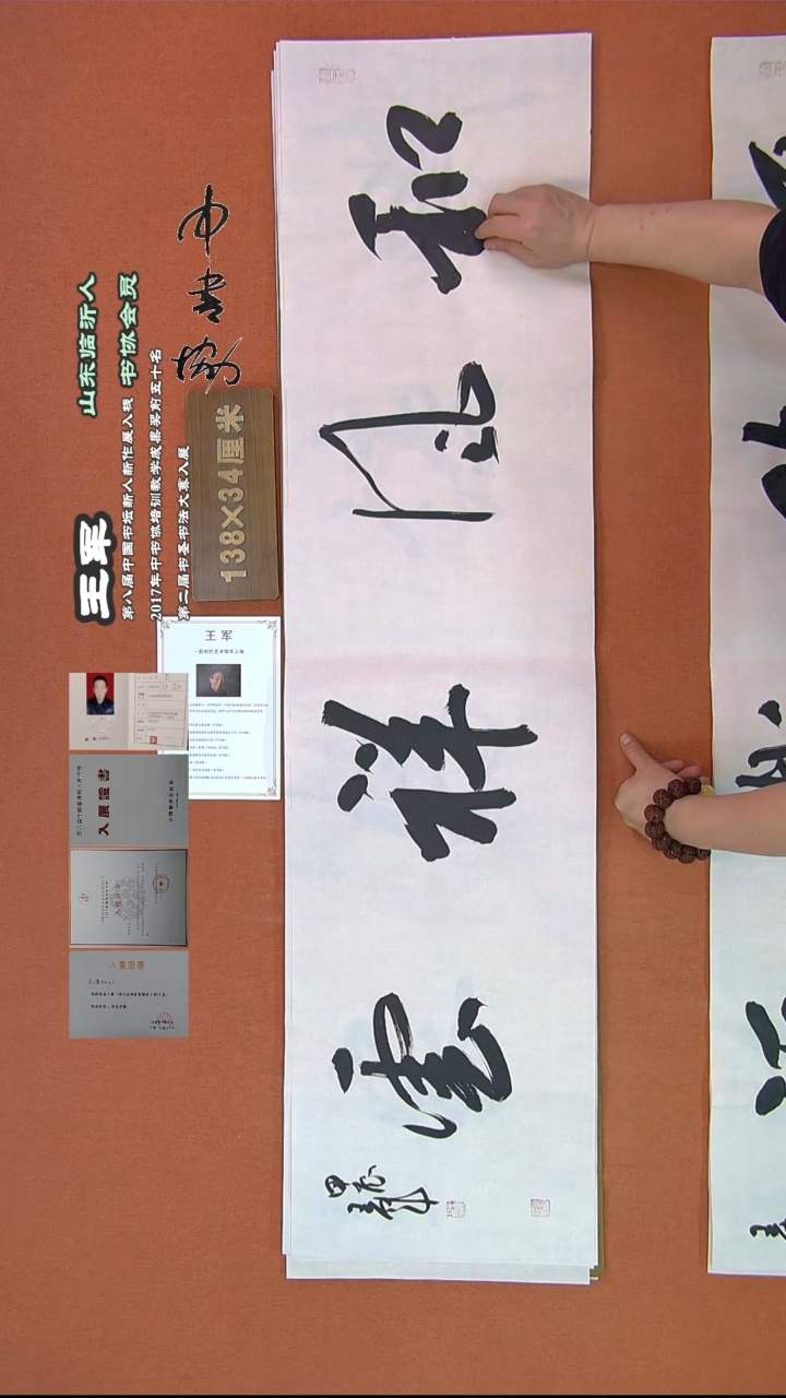 【闪购商品】书法210王军书法作品