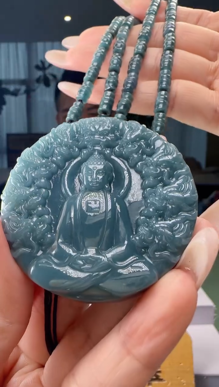 吊坠(赠链)未镶嵌翡翠多样性发其一YJ@@60B7J03757