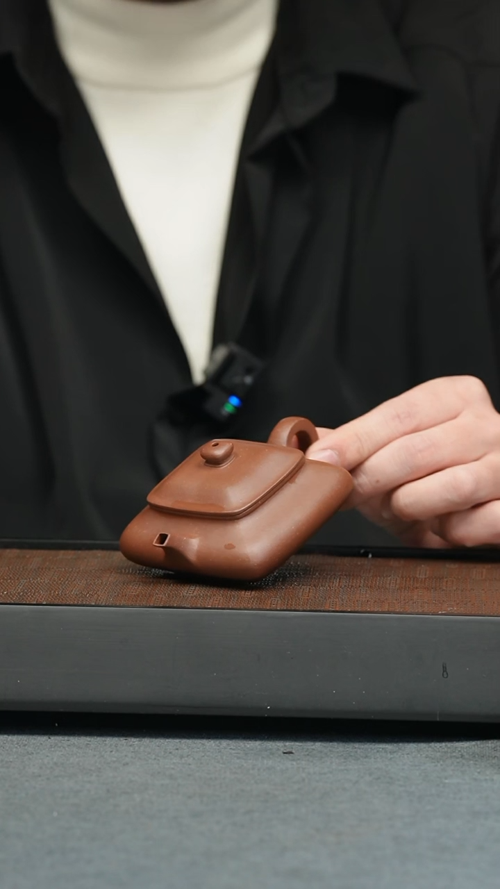 【闪购商品】紫砂茶壶五堂 寒灰老人-紫泥