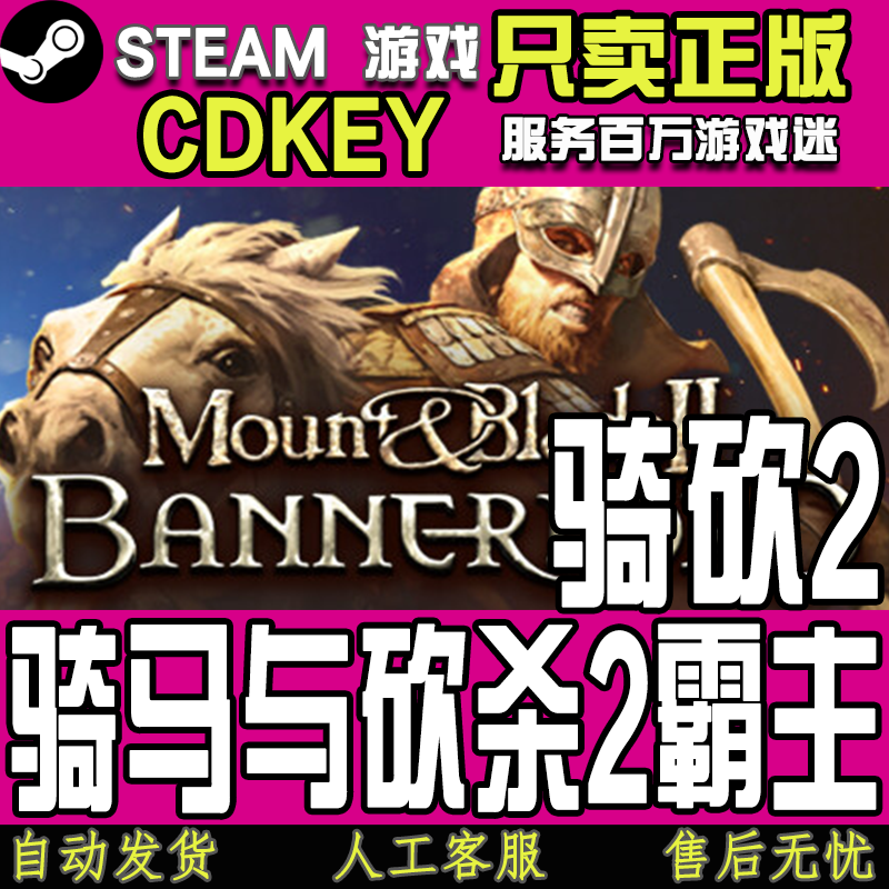 Steam 骑马与砍杀2霸主 骑砍2 Mount Blade2 国区正版CDKEY激活码