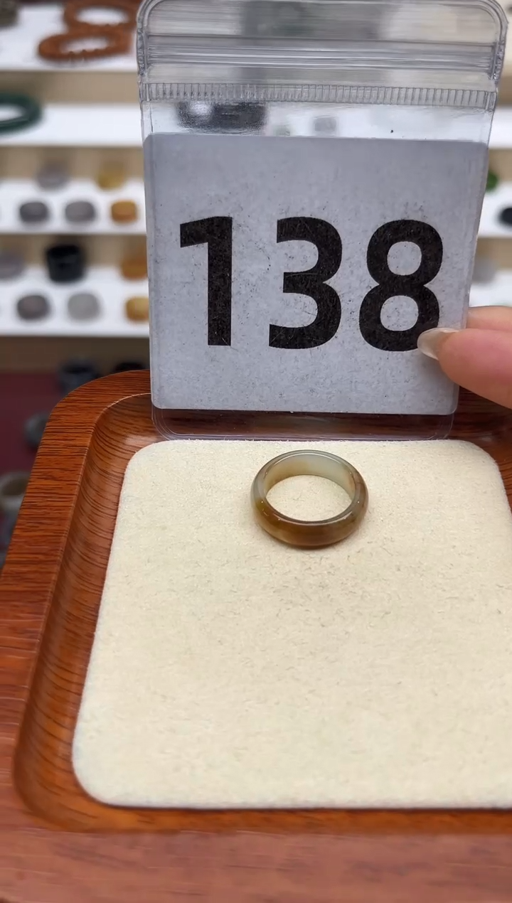 【闪购商品】和田玉戒指未镶嵌港码12号，内径16.2mm