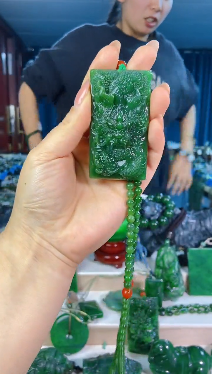 和田玉未镶嵌挂件1