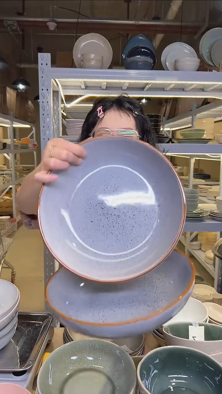 瓷240外贸尾货高温釉下彩陶瓷餐具默认微瑕