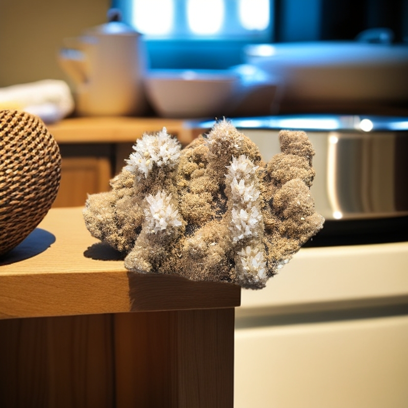 云南钟乳石立体茶桌流水造景天然观赏石摆件家居装饰摆件精美