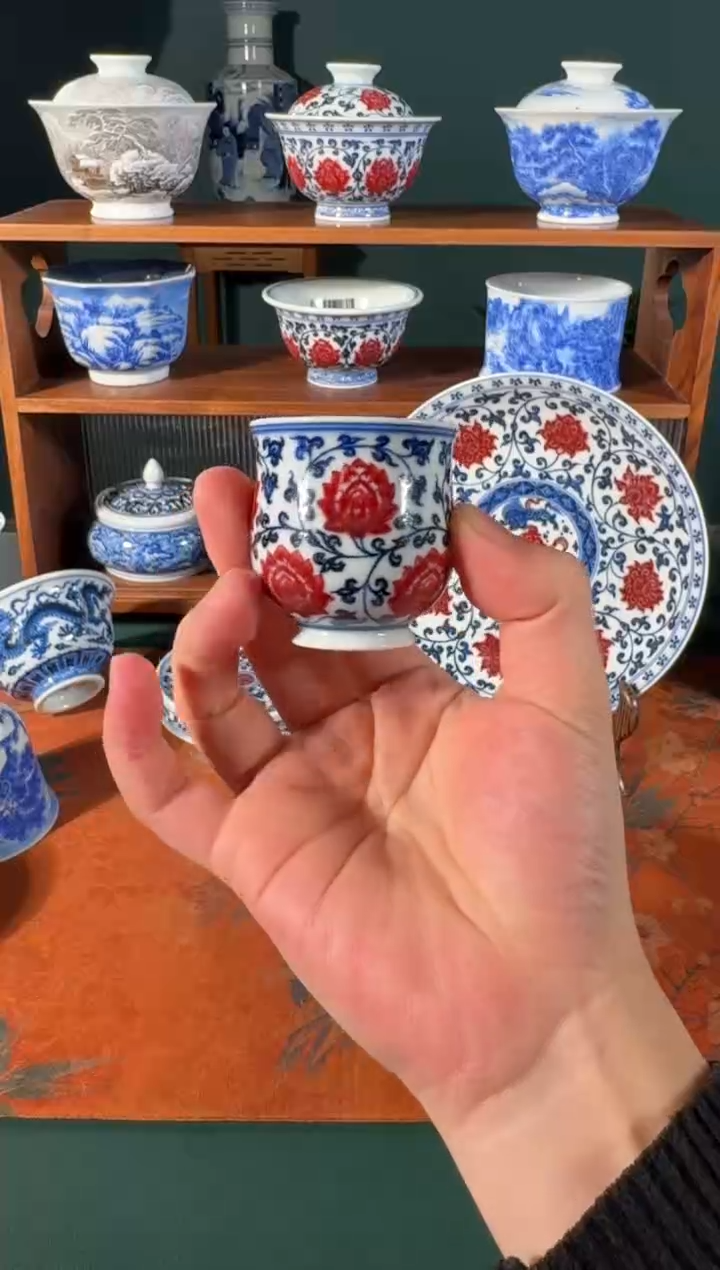 【闪购商品】杯永明尚玩缠枝玉兰